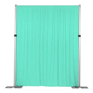 Spandex 4-way Stretch Backdrop Drape Curtain 18ft H x 60" W - Turquoise