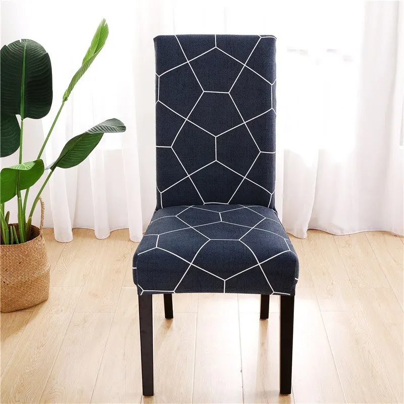 Spandex Chair Cover Stretch Home Dining Elastic Floral Print Chair Covers Multifunctional Spandex Elastic Cloth Universal Size