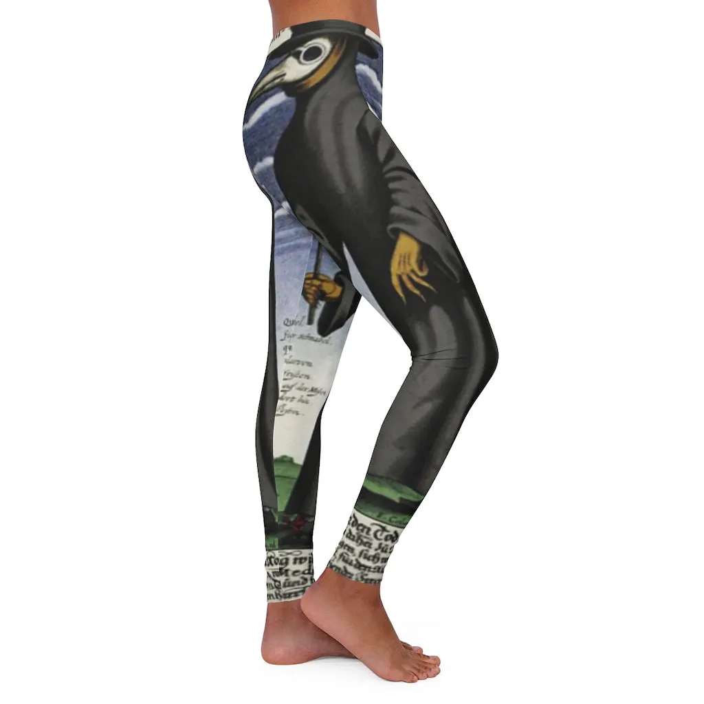 Spandex Leggings AL BLUE DESIGNED ART