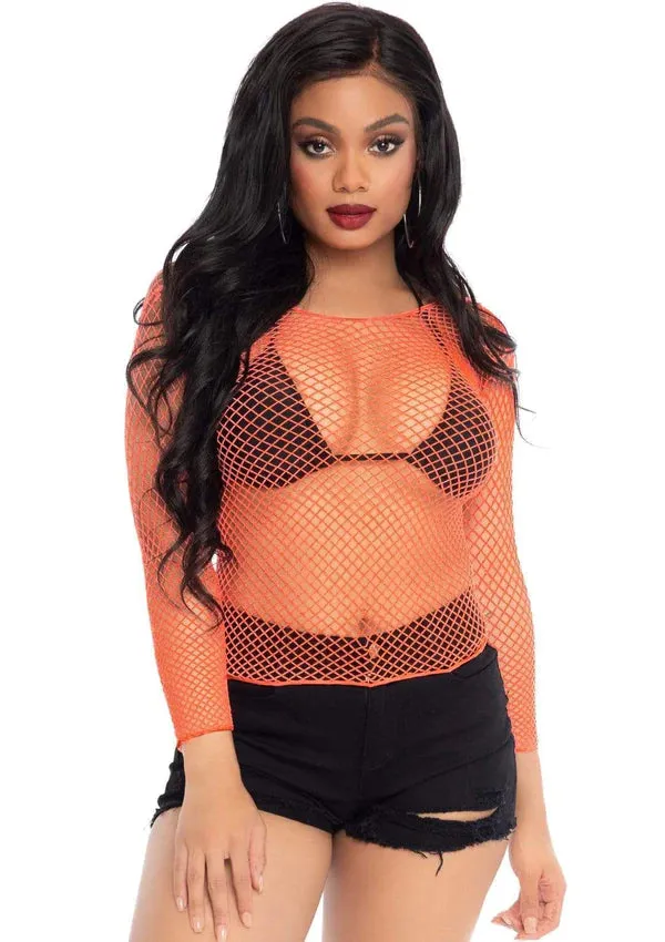 Spandex Long Sleeve Industrial Net Shirt