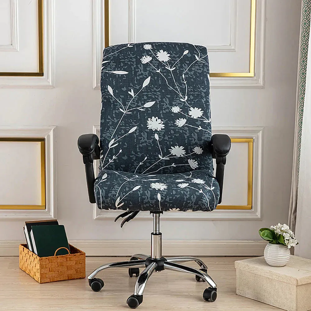 Spandex Print Stretch Office Chair Cover