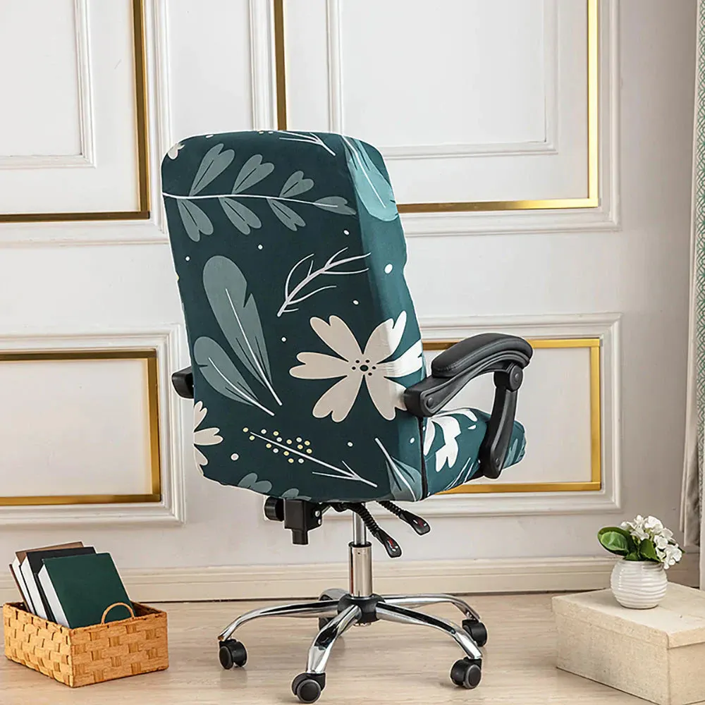 Spandex Print Stretch Office Chair Cover