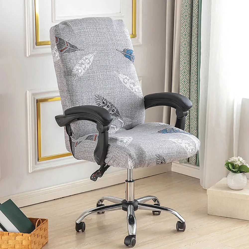 Spandex Print Stretch Office Chair Cover