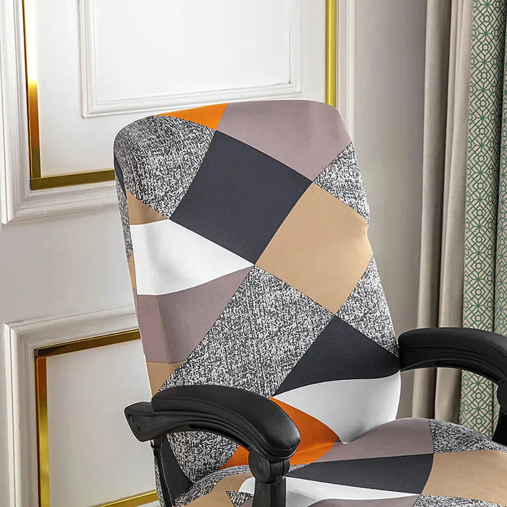 Spandex Print Stretch Office Chair Cover