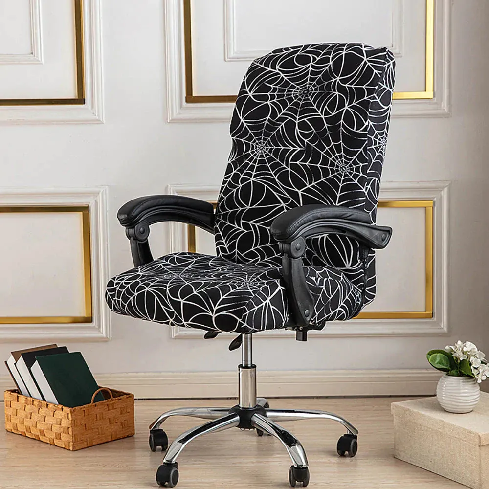 Spandex Print Stretch Office Chair Cover