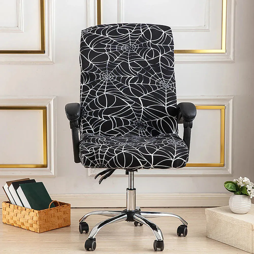 Spandex Print Stretch Office Chair Cover