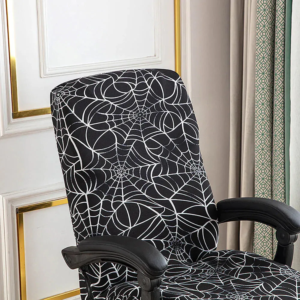 Spandex Print Stretch Office Chair Cover