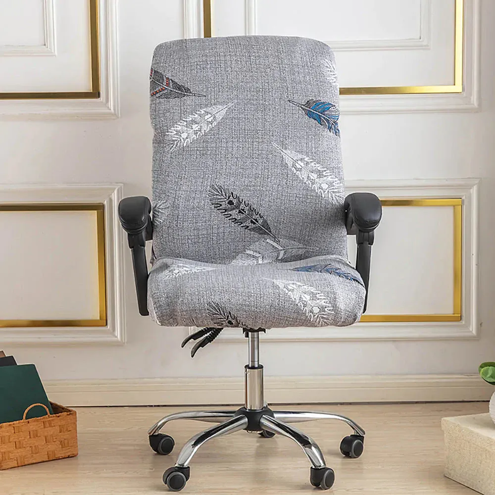 Spandex Print Stretch Office Chair Cover