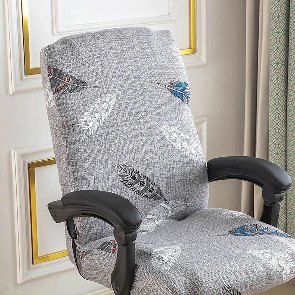 Spandex Print Stretch Office Chair Cover