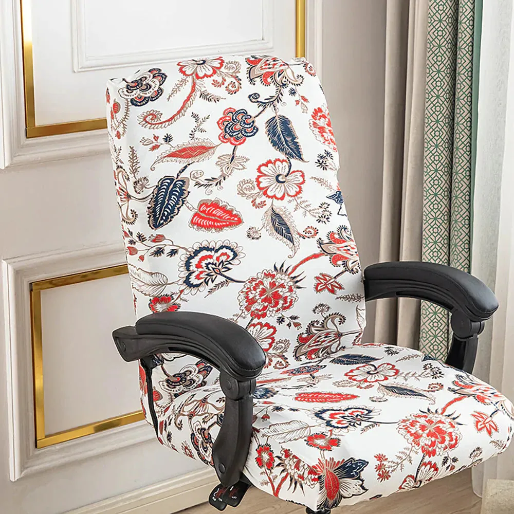 Spandex Print Stretch Office Chair Cover