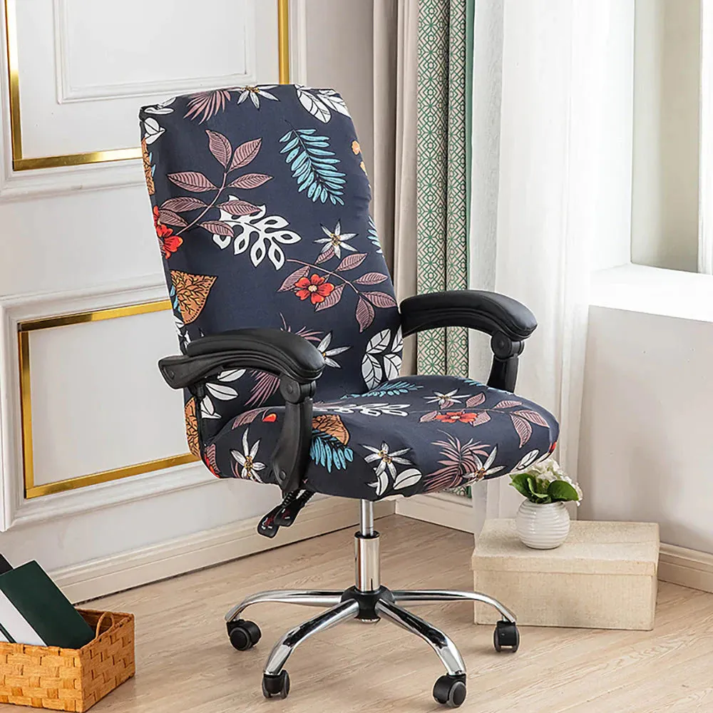 Spandex Print Stretch Office Chair Cover