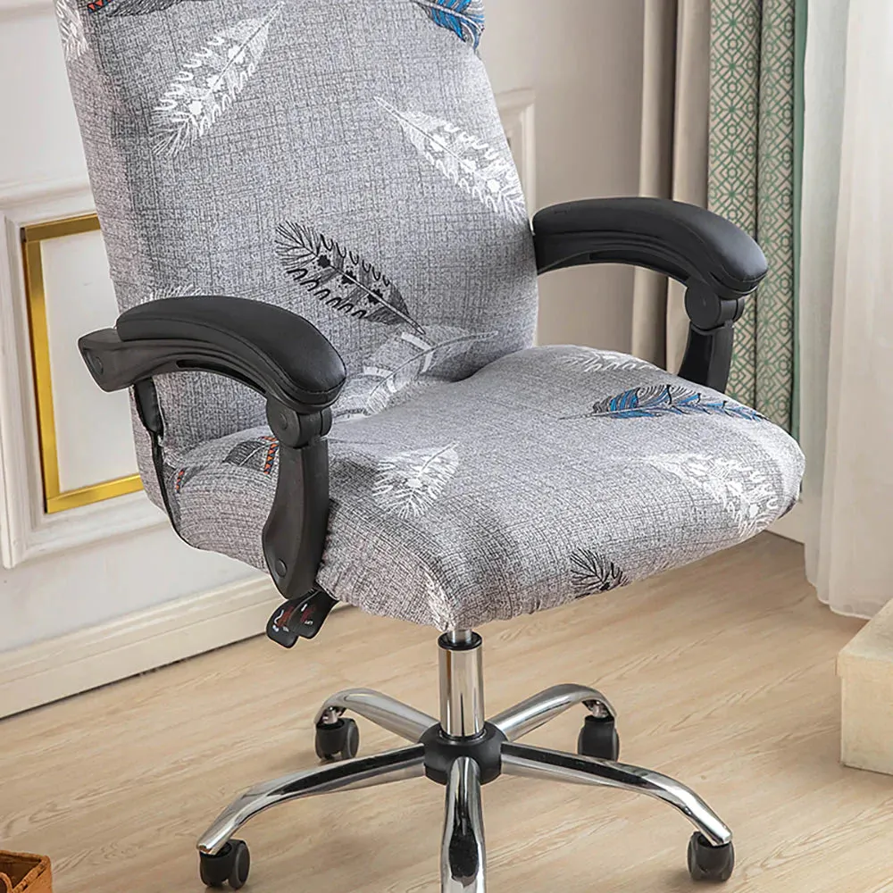 Spandex Print Stretch Office Chair Cover