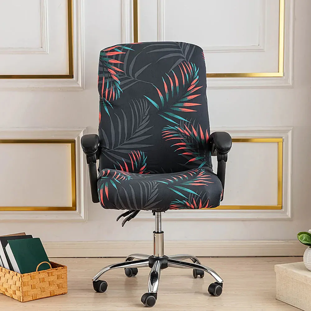 Spandex Print Stretch Office Chair Cover