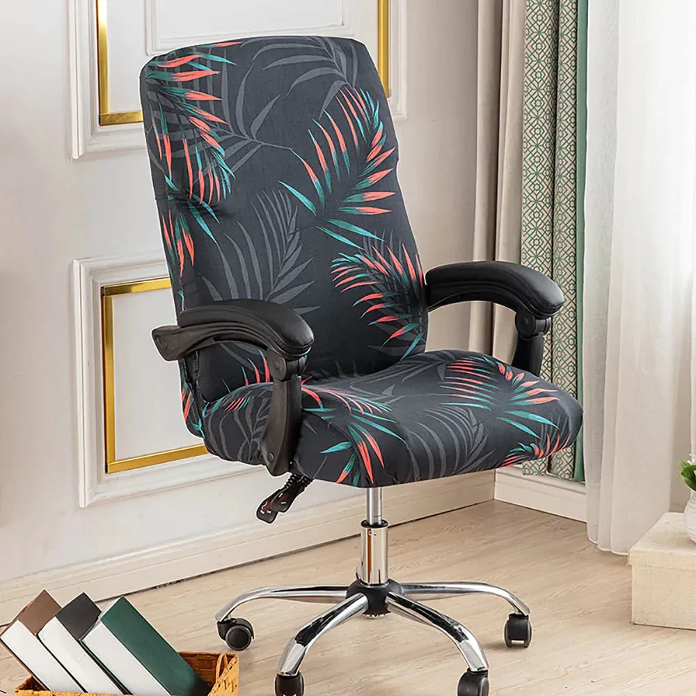 Spandex Print Stretch Office Chair Cover