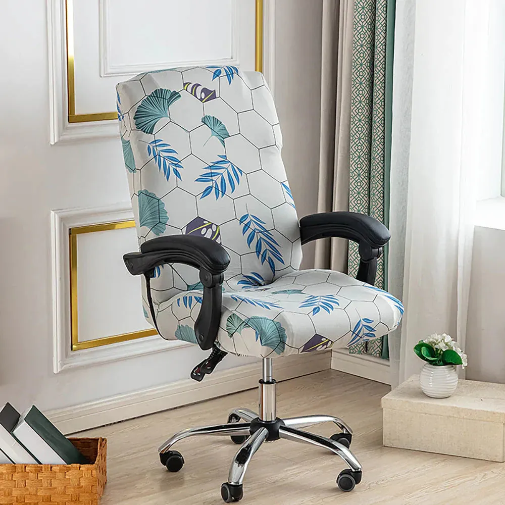 Spandex Print Stretch Office Chair Cover