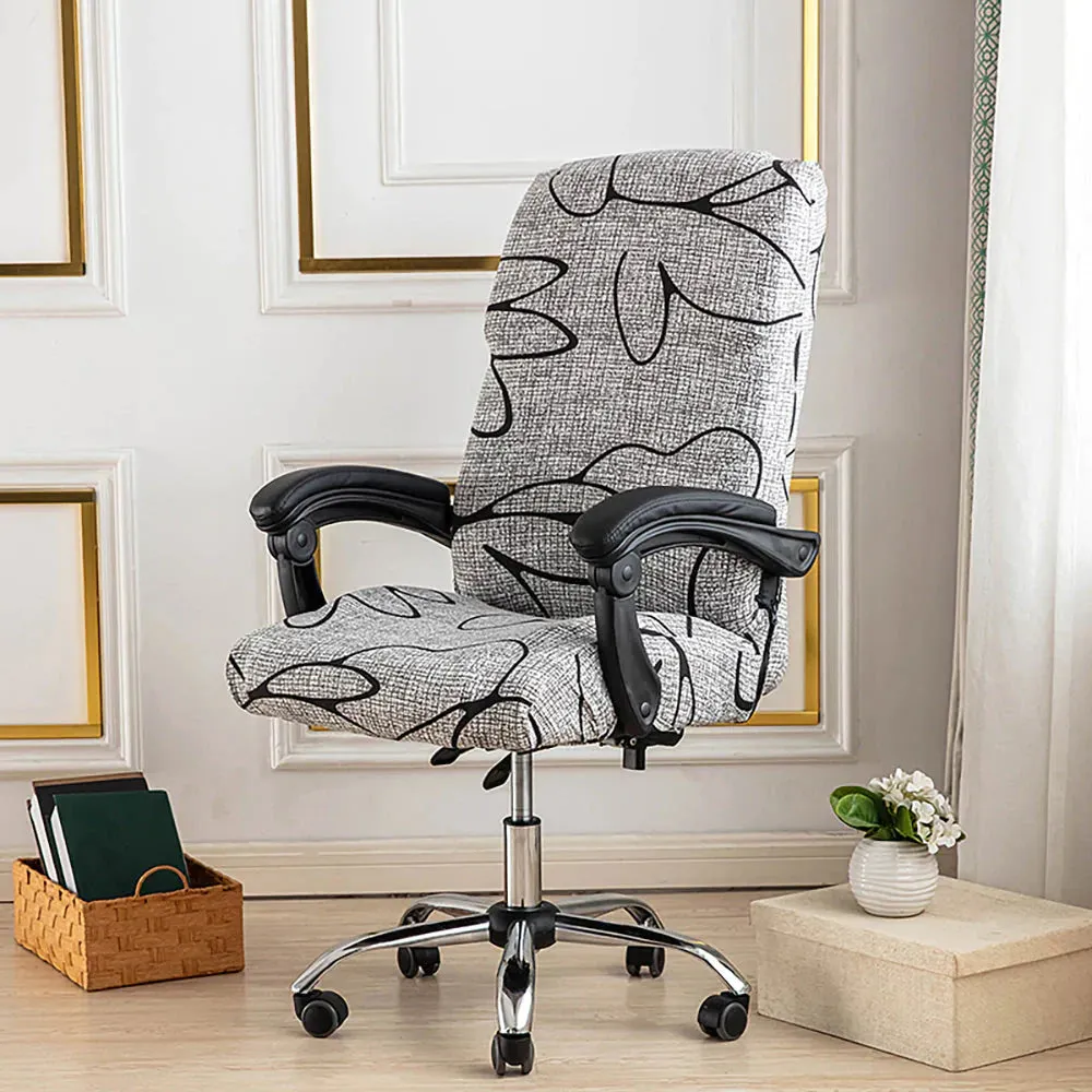 Spandex Print Stretch Office Chair Cover