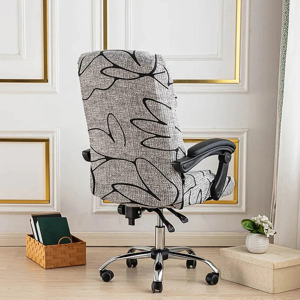 Spandex Print Stretch Office Chair Cover