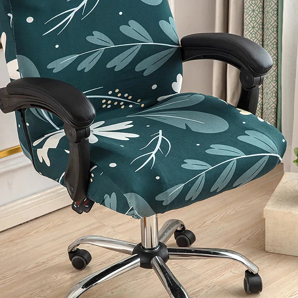 Spandex Print Stretch Office Chair Cover