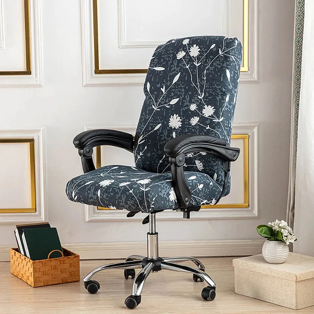 Spandex Print Stretch Office Chair Cover