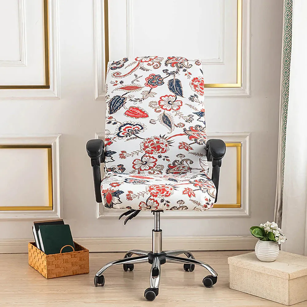 Spandex Print Stretch Office Chair Cover