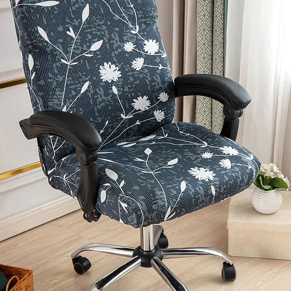 Spandex Print Stretch Office Chair Cover