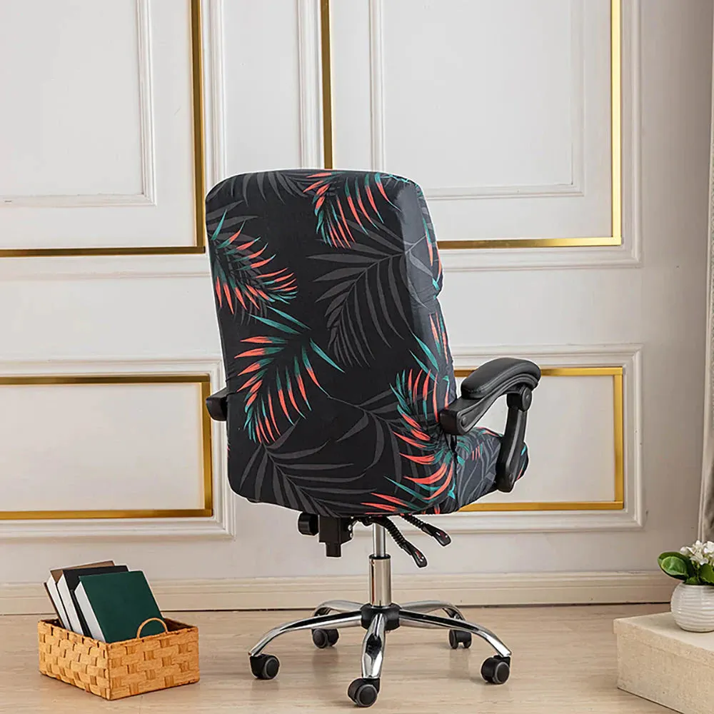 Spandex Print Stretch Office Chair Cover