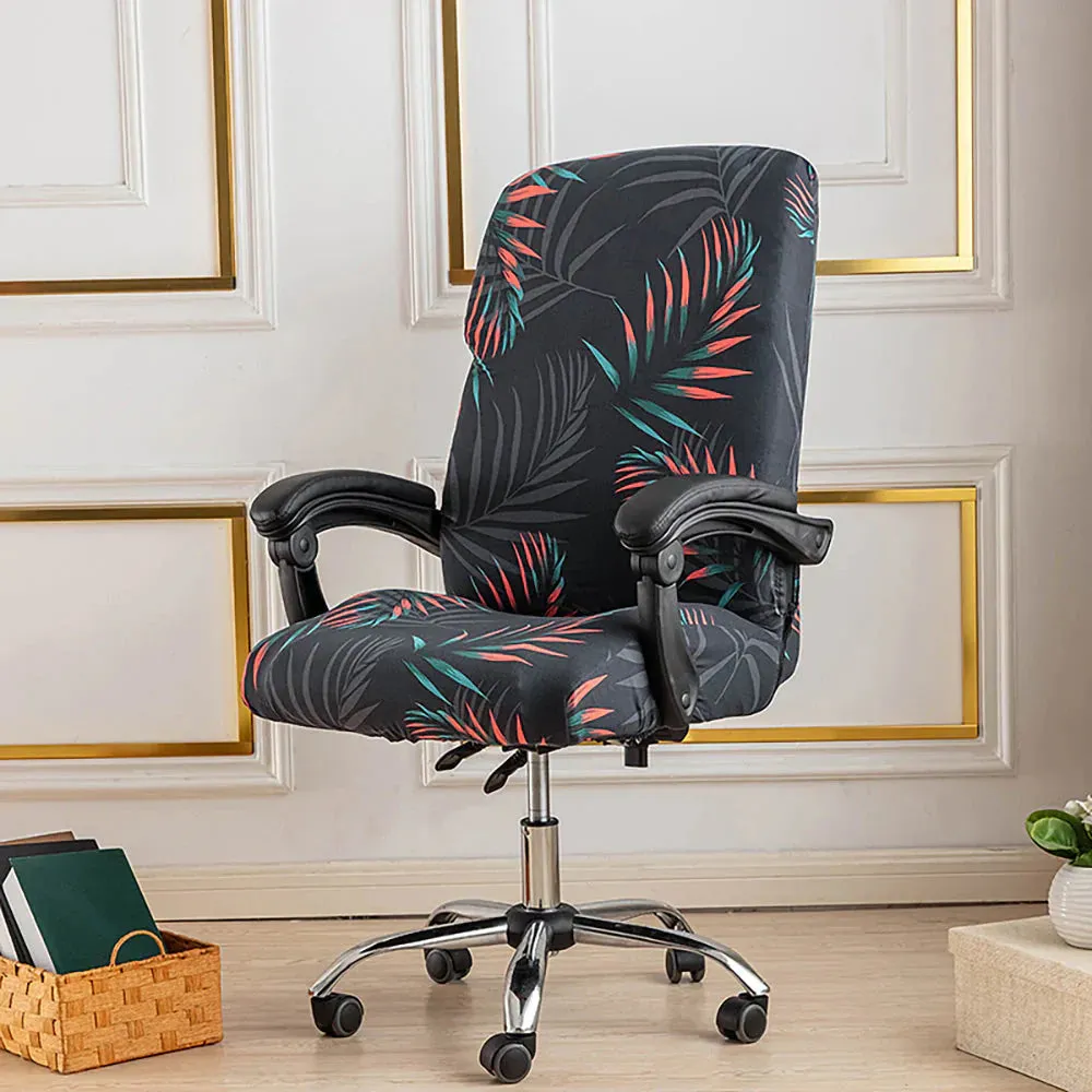 Spandex Print Stretch Office Chair Cover