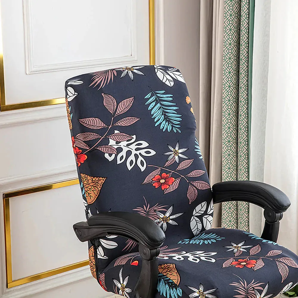 Spandex Print Stretch Office Chair Cover