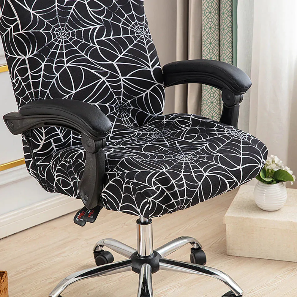 Spandex Print Stretch Office Chair Cover