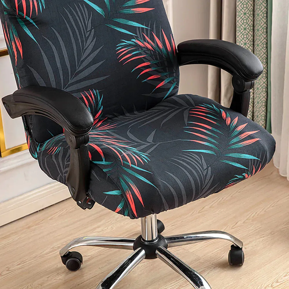 Spandex Print Stretch Office Chair Cover