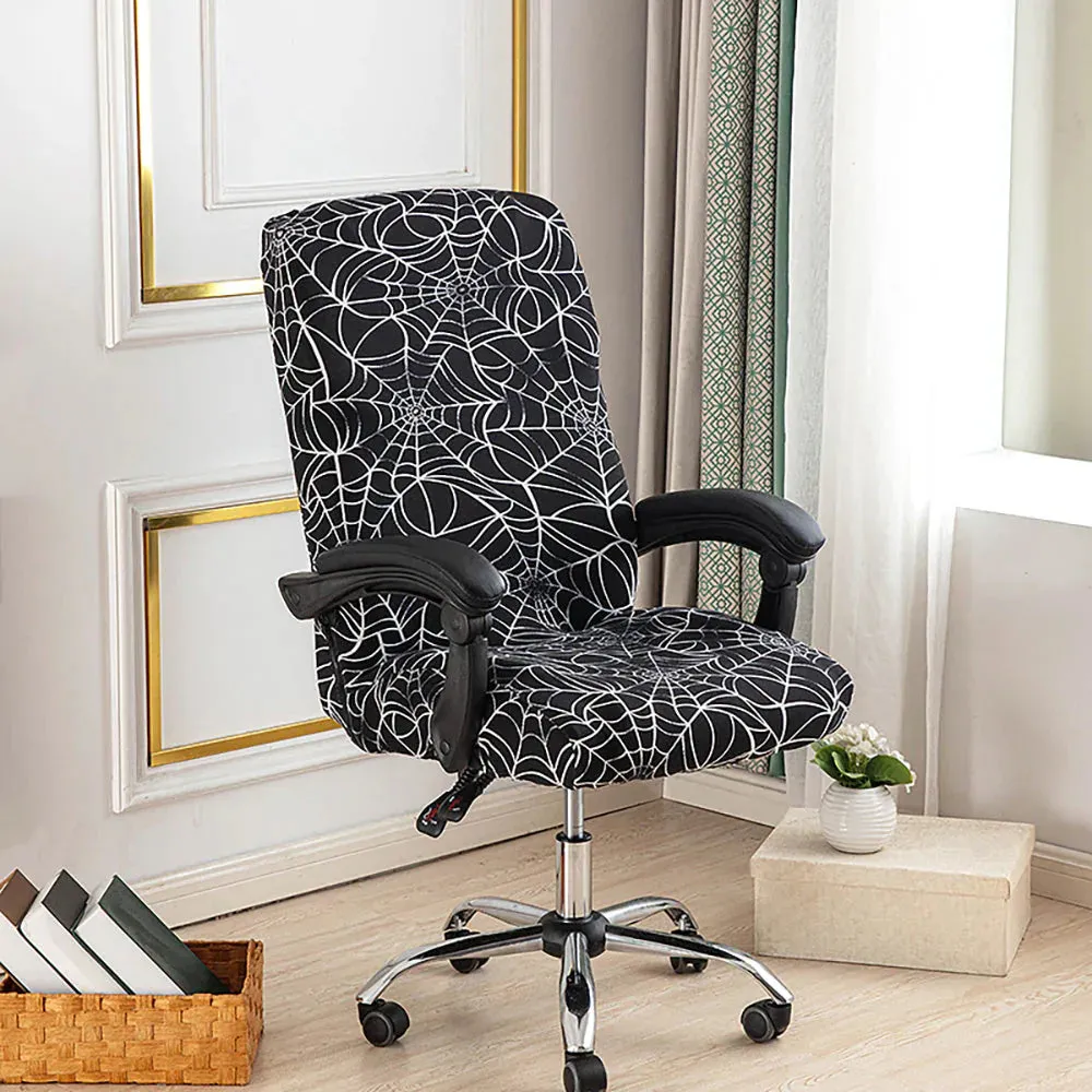 Spandex Print Stretch Office Chair Cover