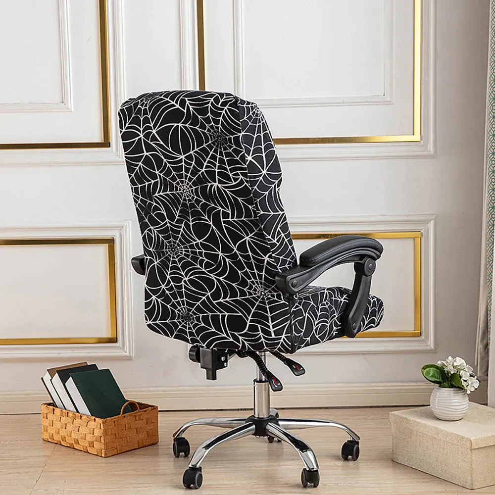 Spandex Print Stretch Office Chair Cover