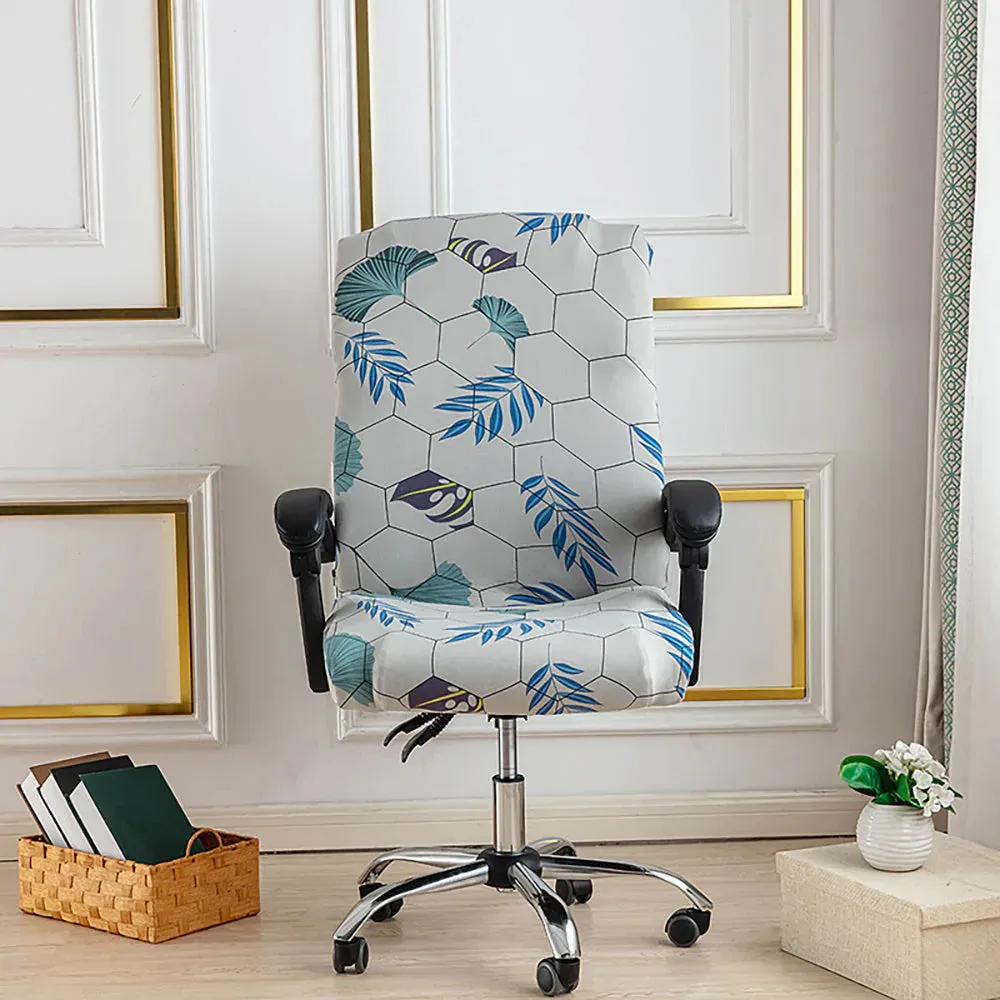 Spandex Print Stretch Office Chair Cover