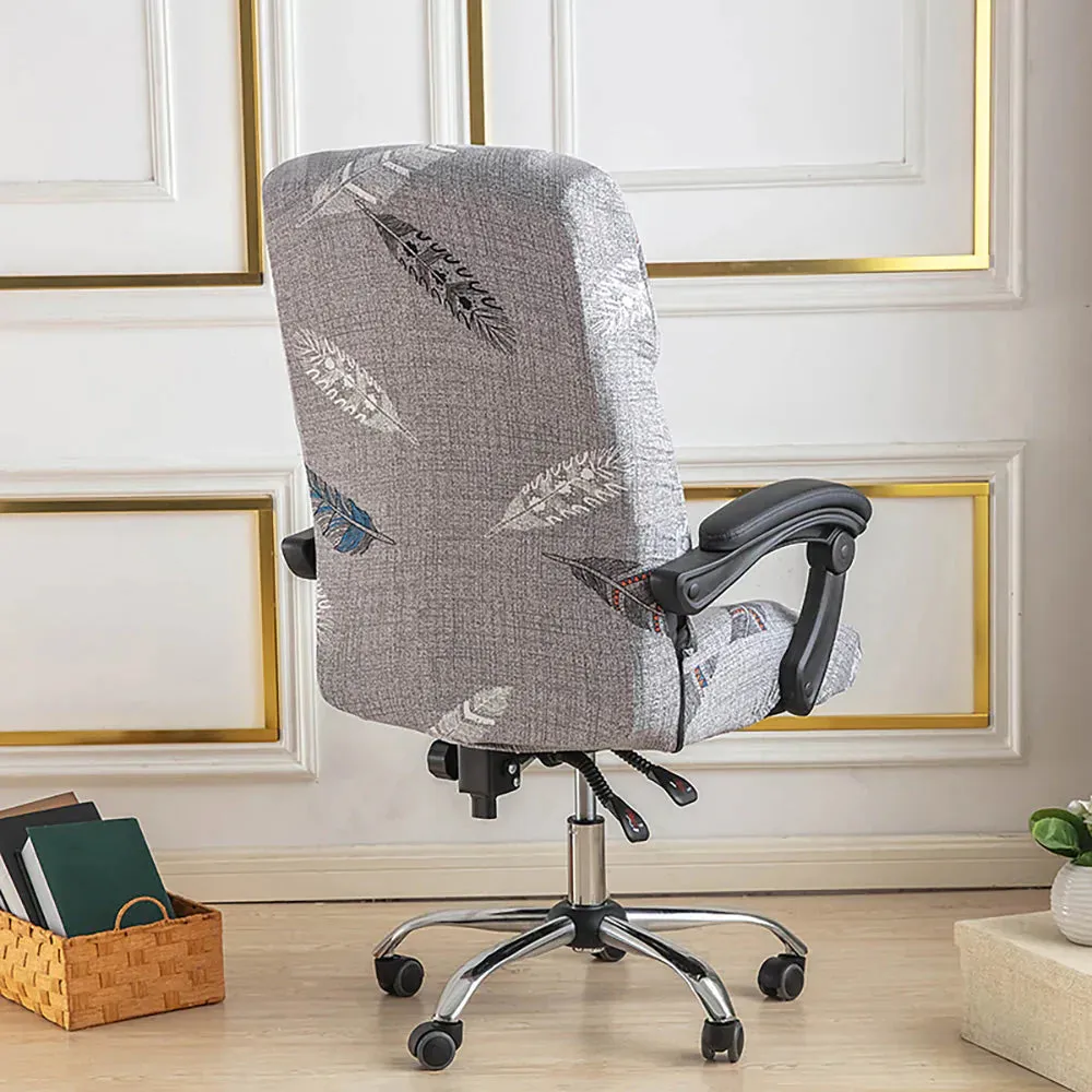 Spandex Print Stretch Office Chair Cover