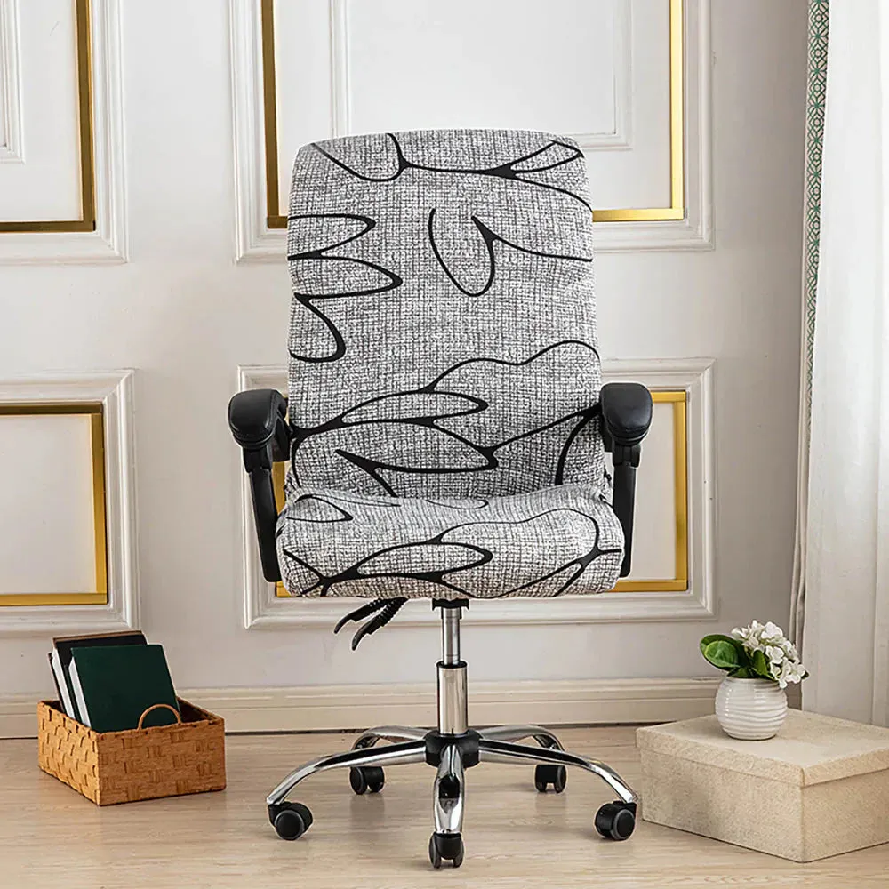 Spandex Print Stretch Office Chair Cover