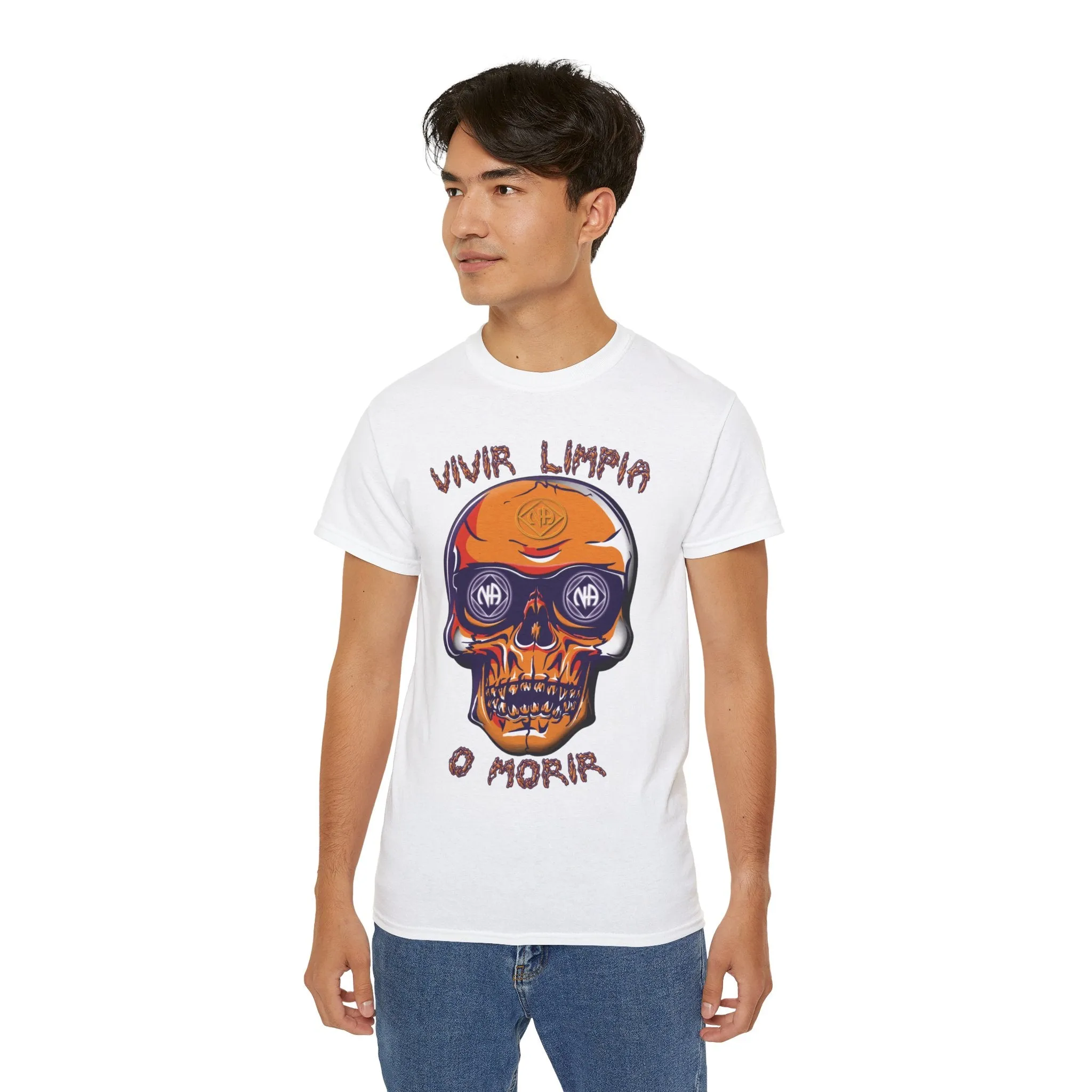 Spanish - Live Clean Skull Tee