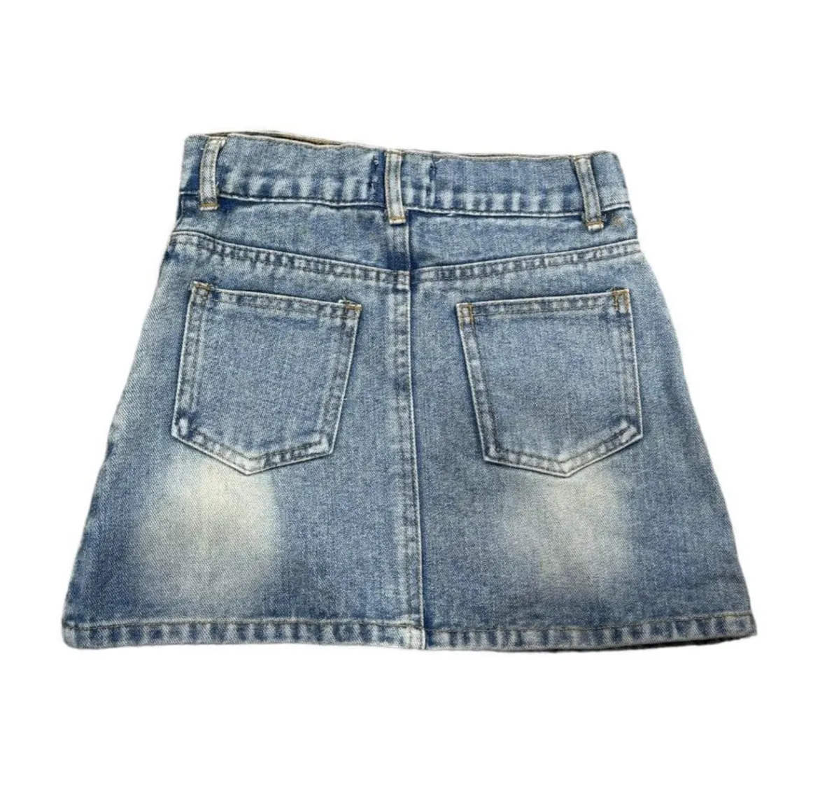 Sparkle Denim Skirt