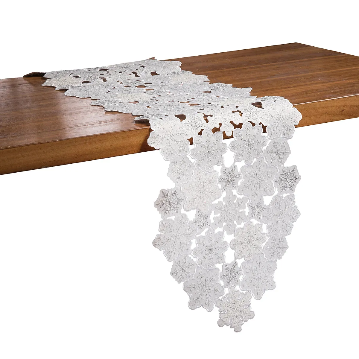 Sparkle Snowflake Table Linens