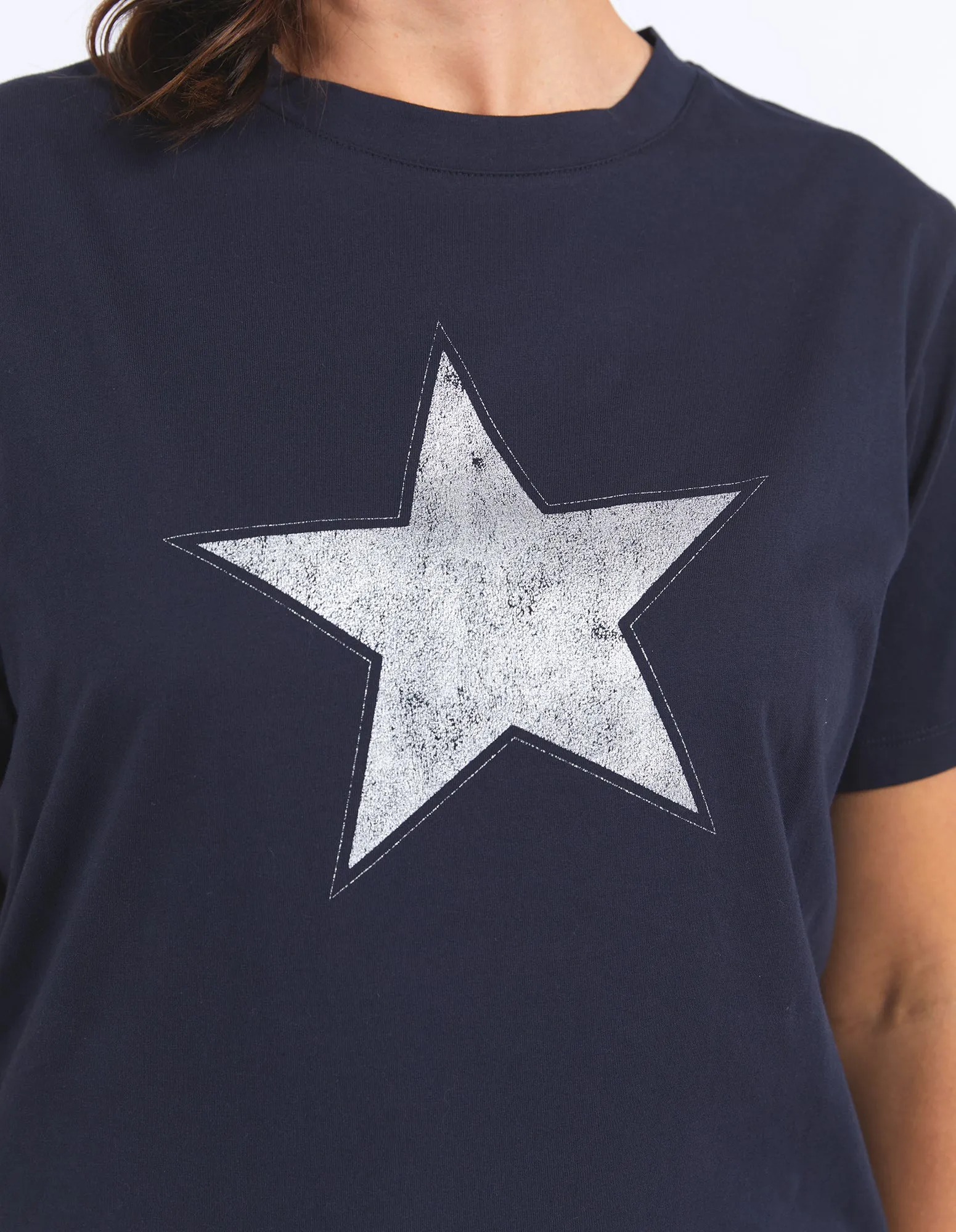 Sparkle Star Tee - Navy - Elm Lifestyle