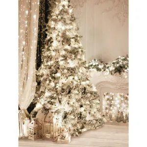 Sparkling Tree Printed Backdrop