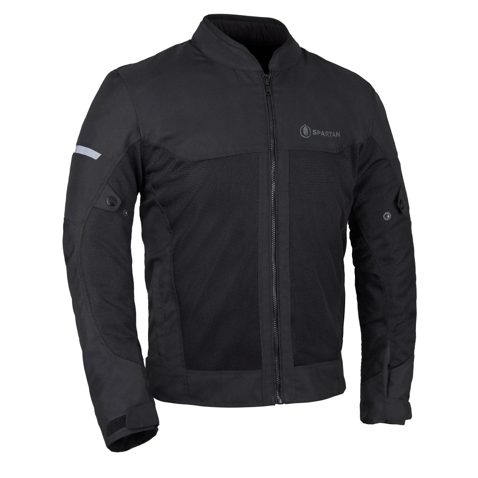 Spartan Air Men's Motorbike Jacket Stealth Black