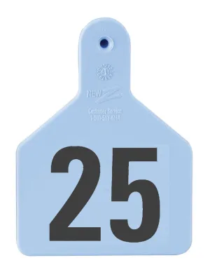 Special Order Numbered Z Tags, Calf