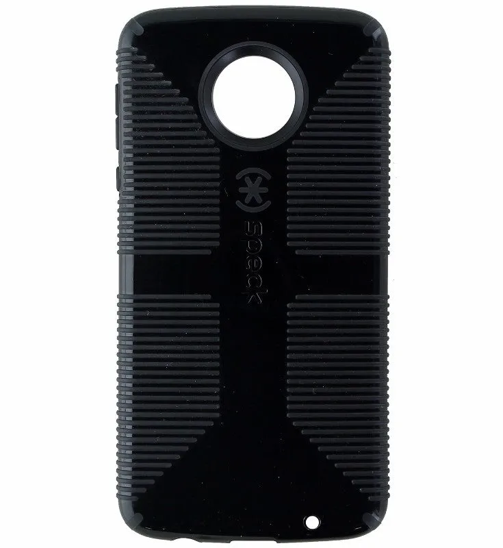 Speck CandyShell Grip Series Case Cover for Motorola Moto Z Droid - Black / Gray