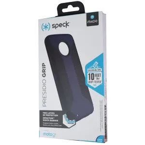 Speck Presidio Grip Hybrid Case for Motorola Moto G6 - Eclipse Blue/Carbon Black