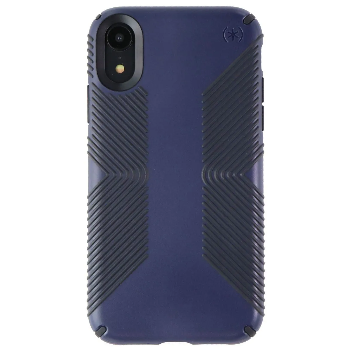 Speck Presidio Grip Series Case for Apple iPhone XR - Blue/Carbon Black