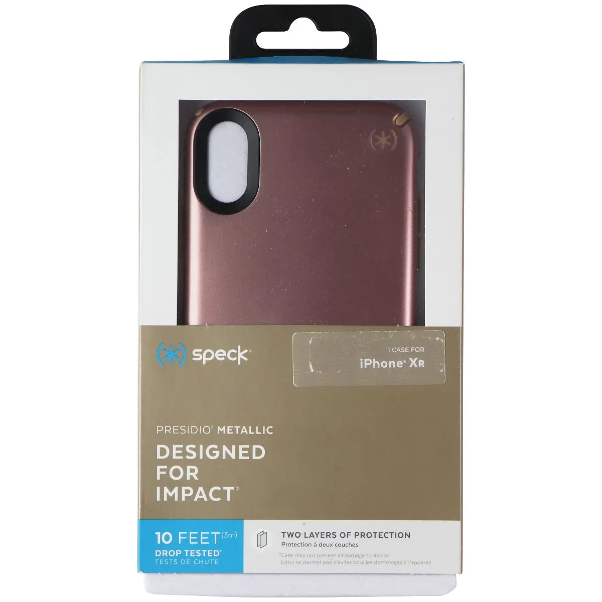 Speck Presidio Metallic Series Case for Apple iPhone XR - Rose Gold