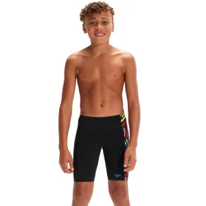 Speedo - Boys Digital Allover Panel Jammer - Black/Red