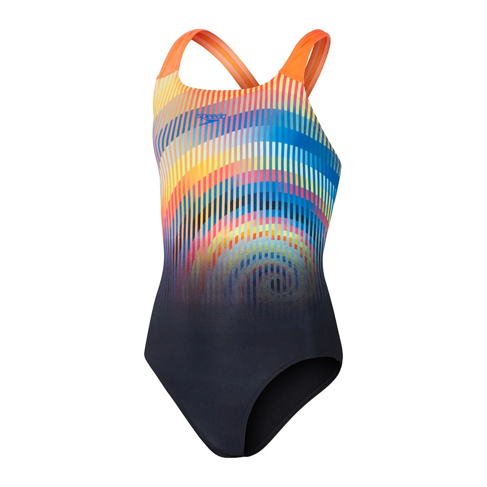 Speedo Girls Digital Placement Powerback One Piece