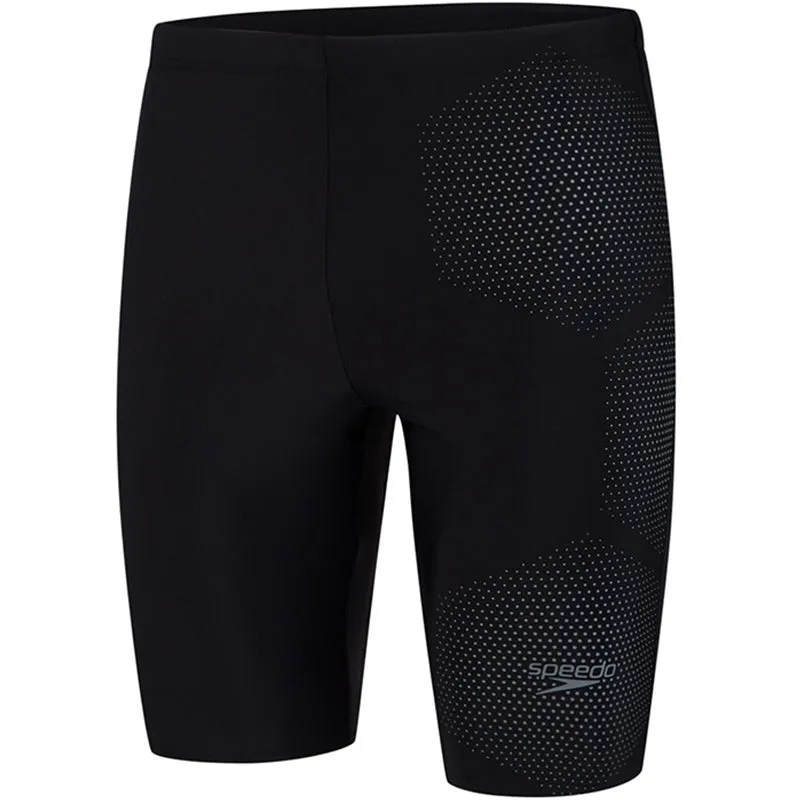 Speedo - Hexagonal Tech Placement Jammer - Black/Grey