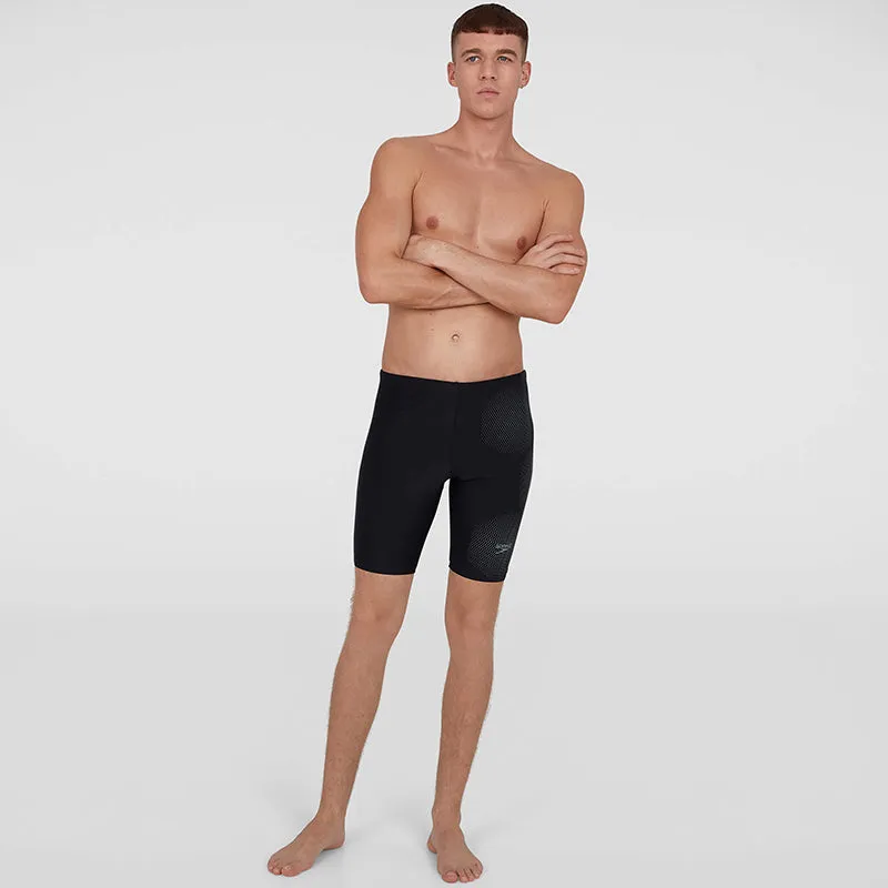 Speedo - Hexagonal Tech Placement Jammer - Black/Grey